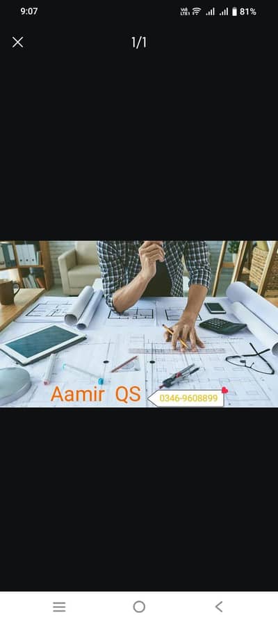 Quantity surveyor services Available BOQ Estimation (Infra & Building)
