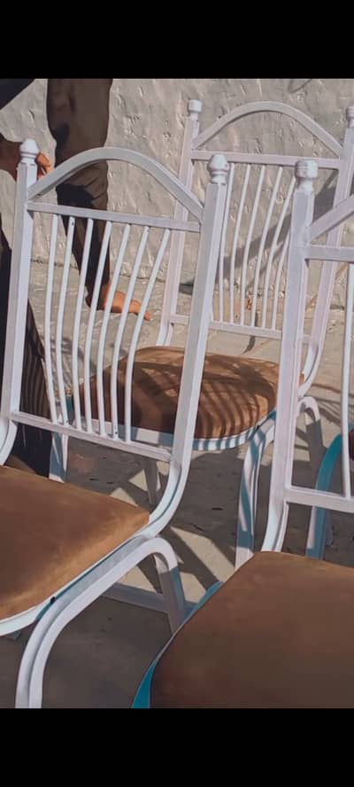 Strong Iron Chairs Set - Neat & Clean Condition