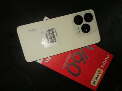 nubia v60 desine 6+10 256 4.5 month warrnty . no open radried