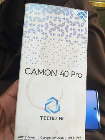 Techno cammon 40 pro 8 256