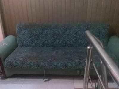 urgently sale sofa com bed