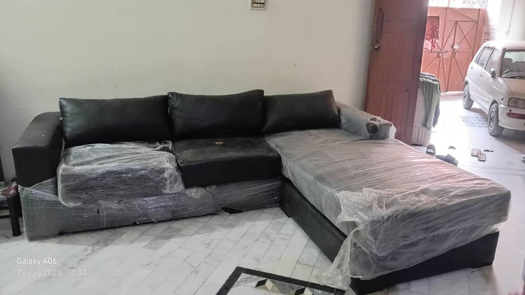 L shape sofa 0