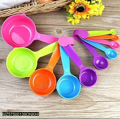 Multiclor Measuring Spoons Set for kitchen Use