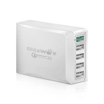 BlitzWolf BW-S7 5 Ports Quick Charge 3.0 40W Smart USB Charging Charge