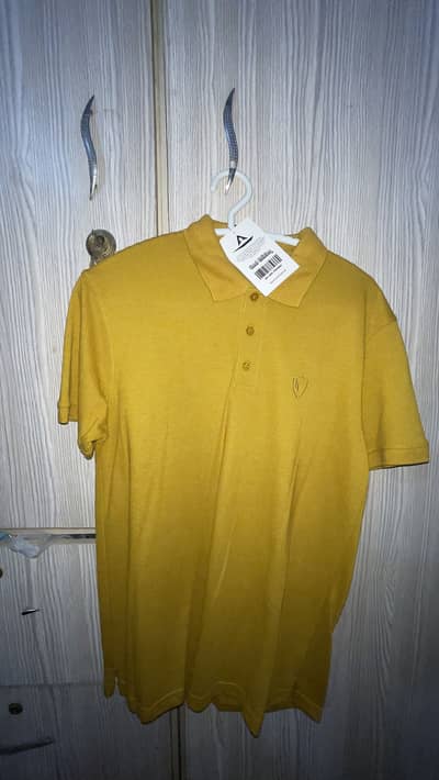 Login Mustard Polo T Shirt - Medium