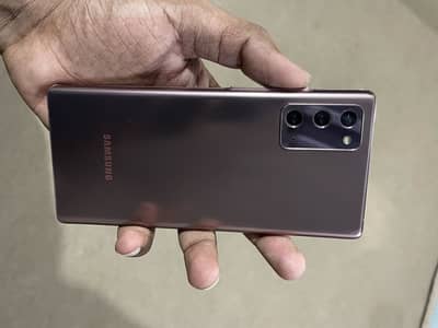 Samsung Note 20 8gb 256 gb with box 10 by 10