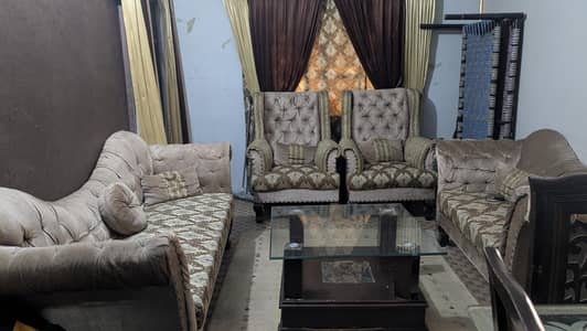 7 seater sofa set with table
