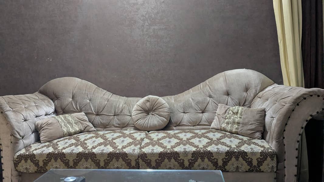 7 seater sofa set with table 3