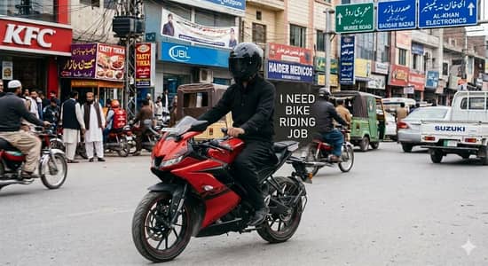 I Need Bike Riding Job In Any Field Rawalpindi