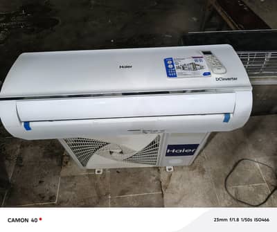 Haier 1 ton DC inverter Ac genien condition gas lock