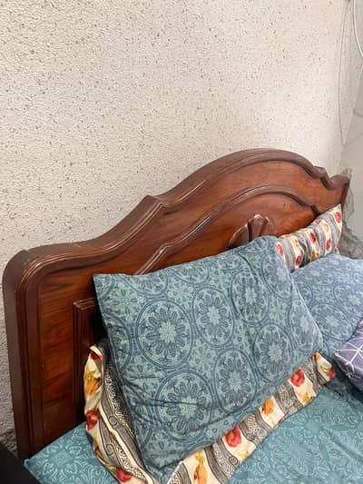 Double bed with mattress