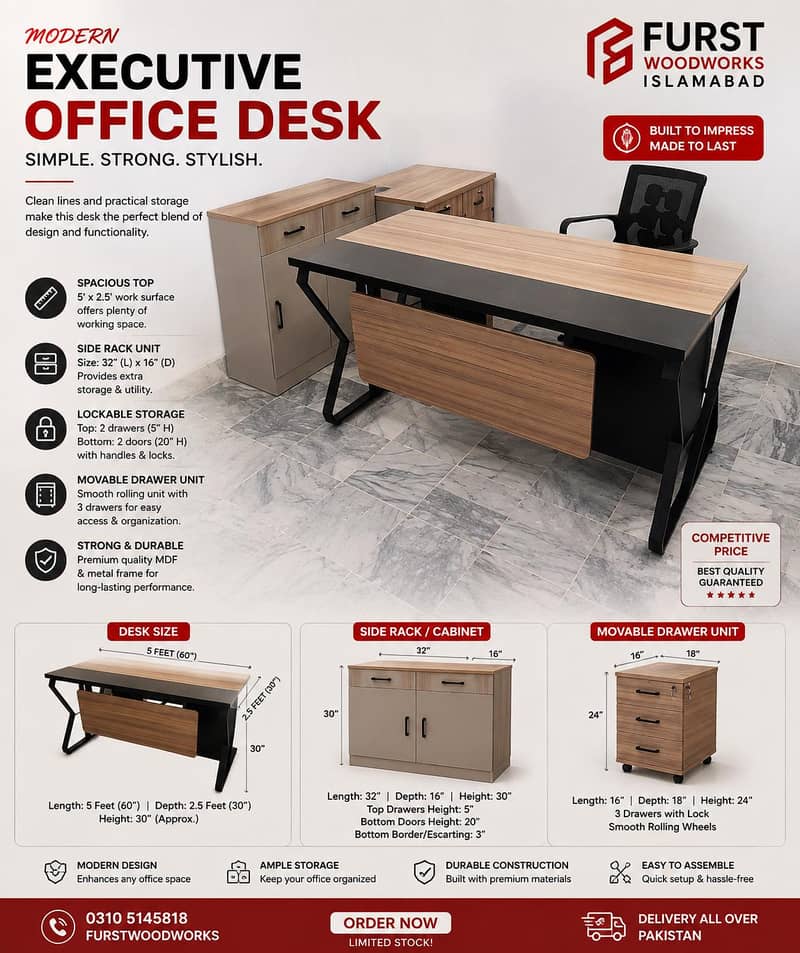 Executive office desk 0