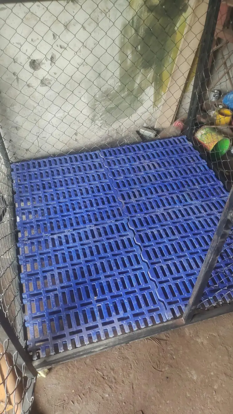 sale for dog cage size 4*4 floor got mat plastic — photo 2