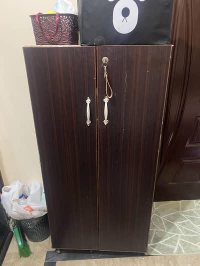 2 Door Wooden Cabinet - Storage Cupboard
