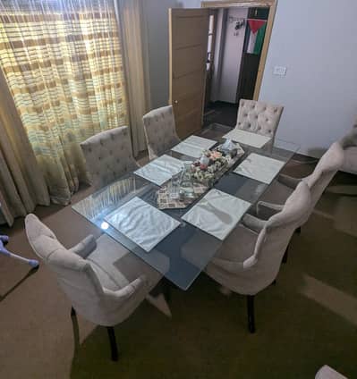 Dinning Table with 8 Chairs