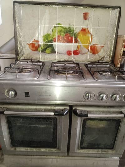 3 burner cooking range