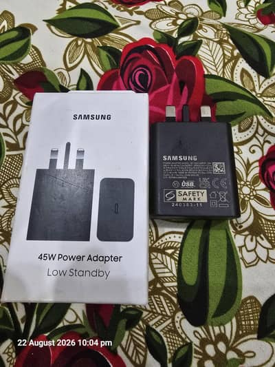 Samsung 45 Watt Super Fast Charging 2.0 Power Adapter- Original