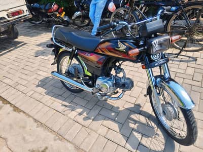 Honda CD 70 black 2026 model