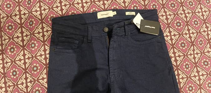 Hush PUPPIES Casual pent SLIM FIT dark blue