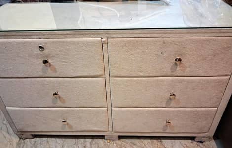 King Size Bed with Dressing Table & Side Tables – Like New Condition!