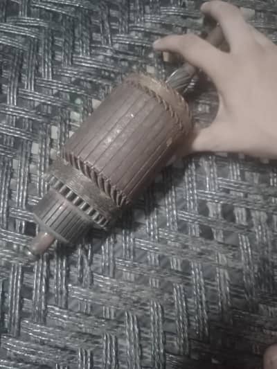Electric Motor Armature / Rotor with Helical Shaft