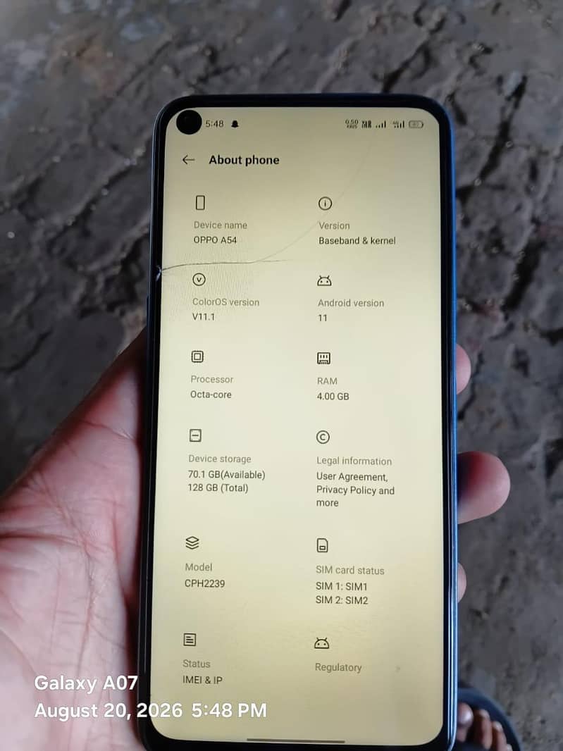 OPPO A54 3
