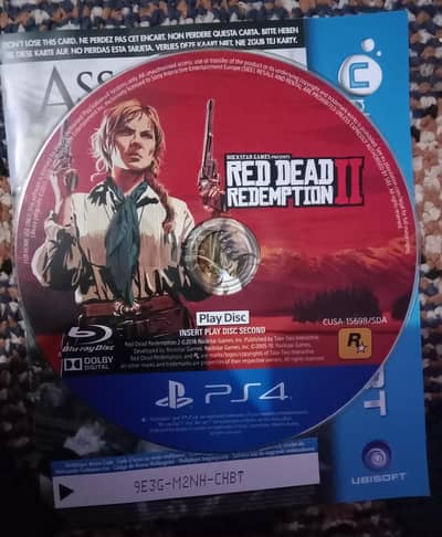Sony Playstation 4 Games Read Dead Redemption 2