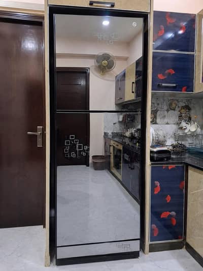 PEL Mirror Glass Door Refrigerator 27×69 – Excellent Condition