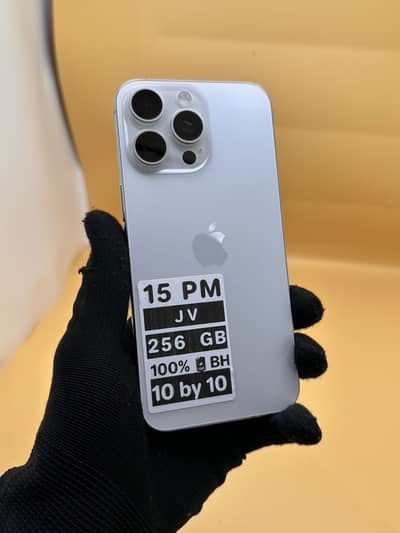 Apple iPhone 15 Pro Max 256 GB Jv 100% Battery Health 10 by 10