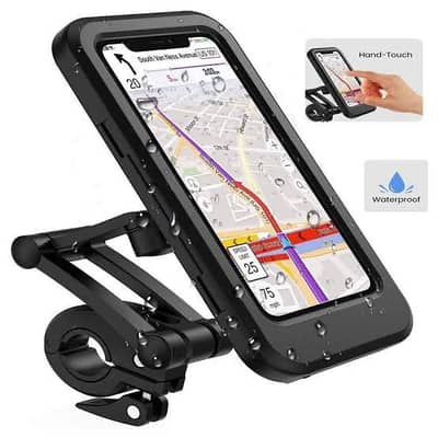 Waterproof case for phone holder