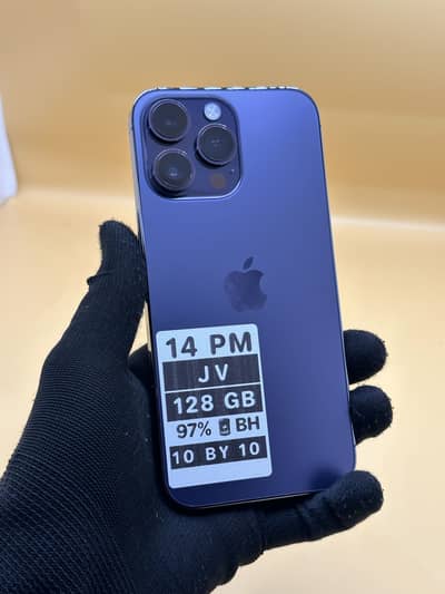 Apple iPhone 14 Pro Max Jv 128 GB 97% Battery Health 10 by 10