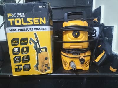 Tolsen 79570 High Pressure Washer-1400W,100Bar|Car,Solar,Home Cleaning