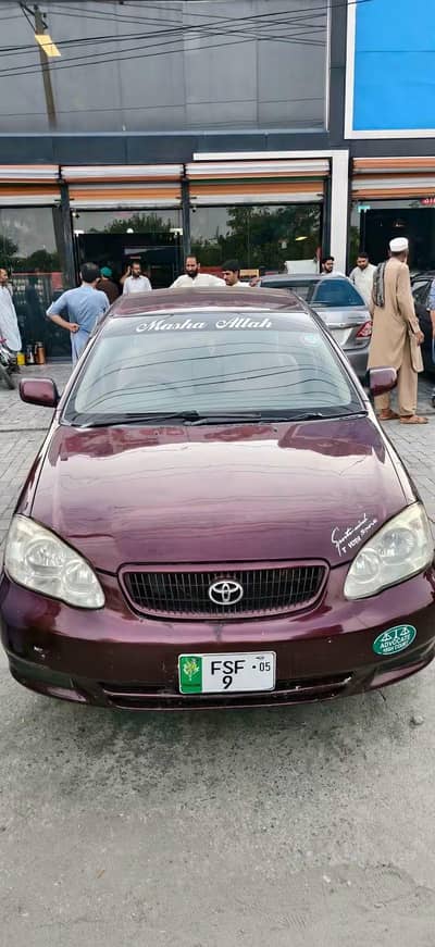 Toyota Corolla Se saloon 2005 Model  ToFsd register