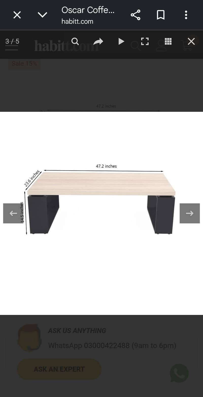 Centre Table Oscar 3
