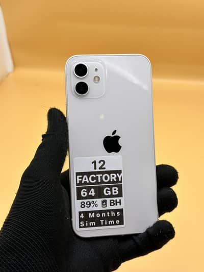 Apple iPhone 12 Factory unlock 64 GB Non PTA 89% Battery Health