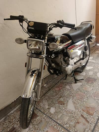 Honda Cg 125 silver edition