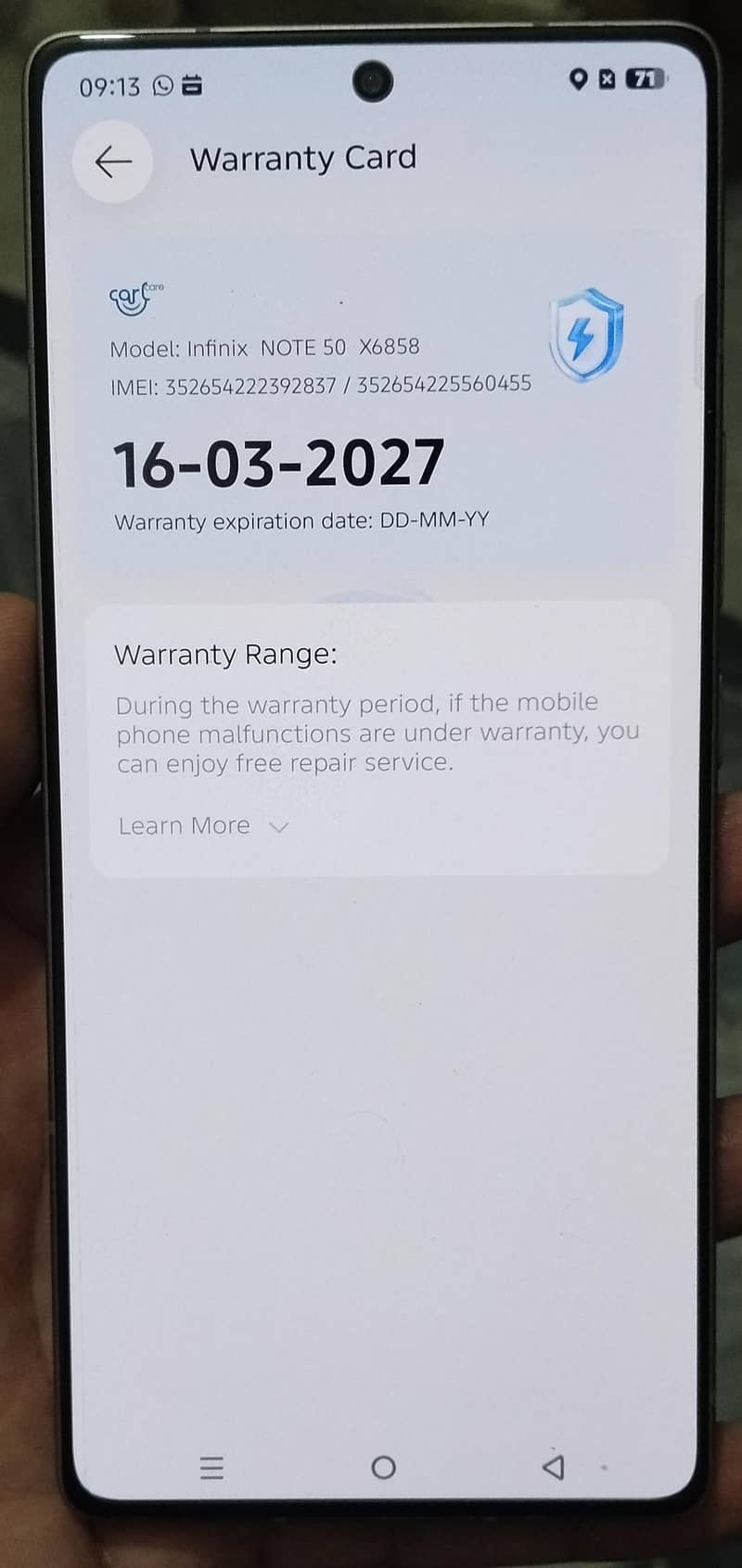 Infinix Note 50 6