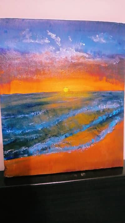 Sunny Haze ocean Painting