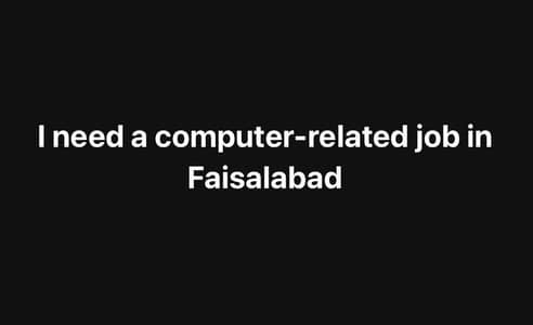 Job computer related