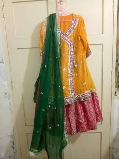 bridal mehndi dress for sale