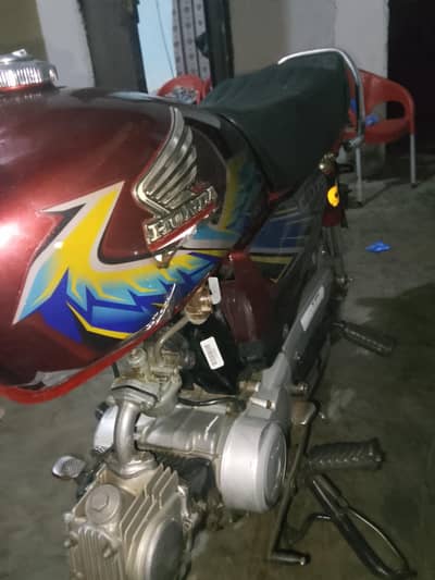 Honda CD 70 2020-21 Model smart card and bio matric on the spot