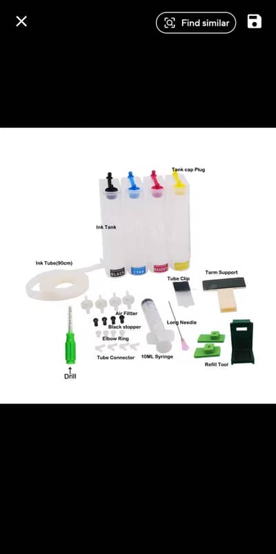 CISS system for Epson 4105