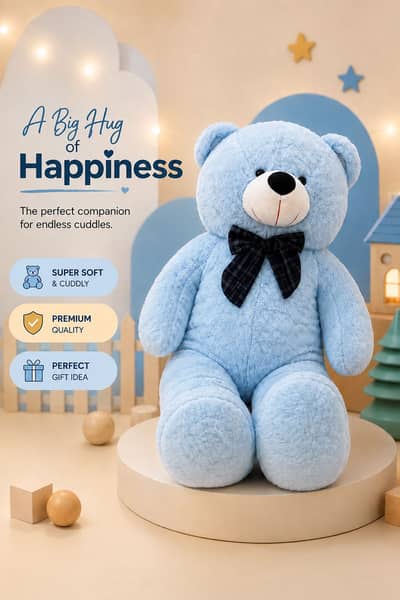 Teady bear  5ft height fresh new condition