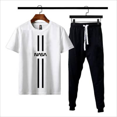 NASA Print 2-piece Tracksuit -Premium Cotton Jersey Set colour option