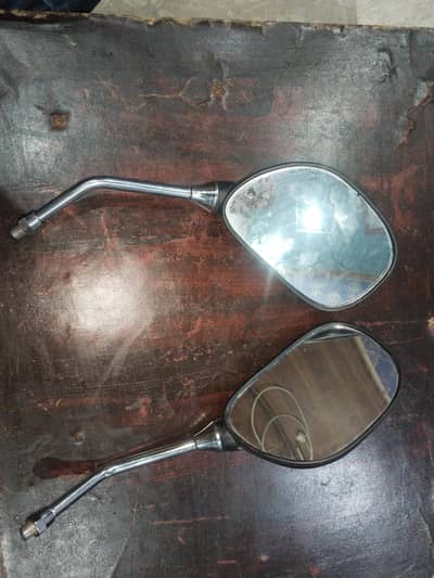 Honda cg 125 original side mirrors zero meter pair
