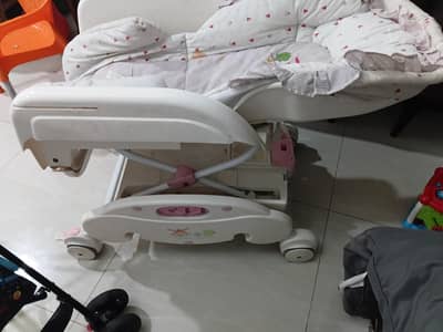baby seater and swing with wheels