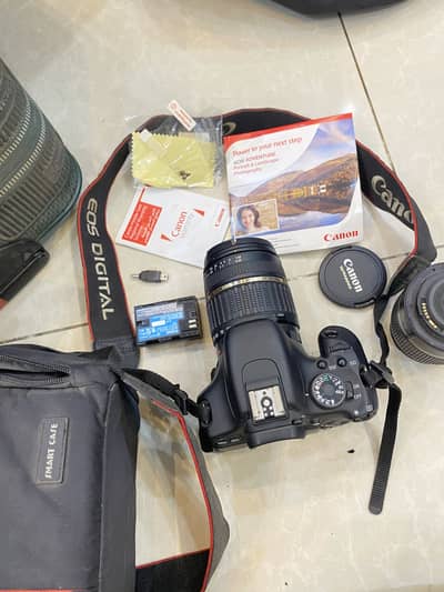 Canon EOS 550D + Tamron 18-200mm Lens