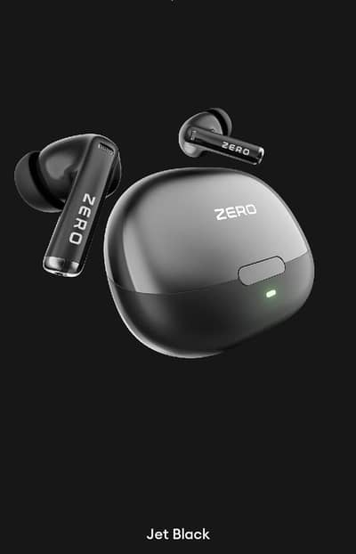 Brand New ZERO Evo Wireless Earbuds (Jet Black) - Factory Sealed