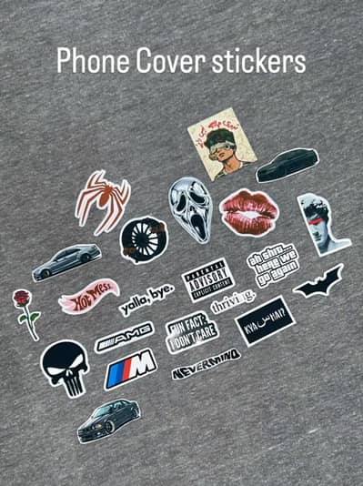 Mobile phone cover stickers are available
