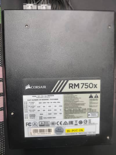 selling my Corsair rm750x 80plus gold psu